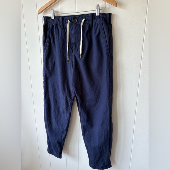 Hollister Men's Linen Blend Blue Chinos | Size Small - Picture 2 of 7